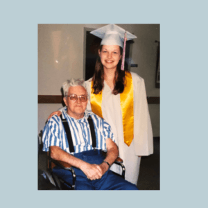 Julie with grandpa